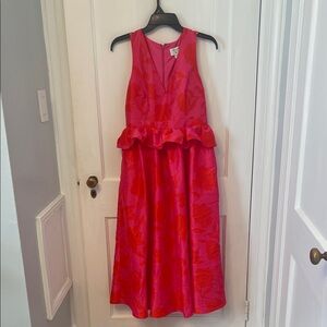 Kate Spade Pink Floral Formal Dress